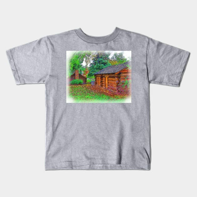 Fort Misery Sketched Kids T-Shirt by KirtTisdale